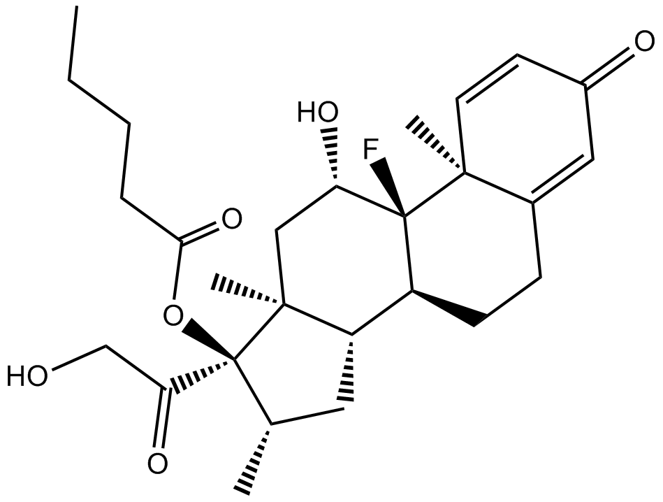 Betamethasone Valerate Chemical Structure
