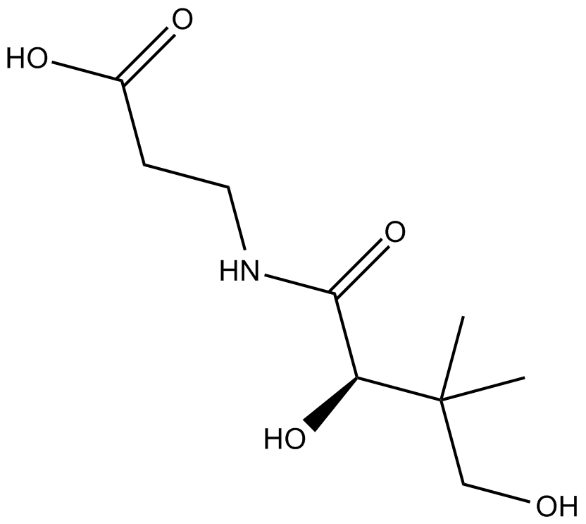 D-Pantothenic acid Chemical Structure