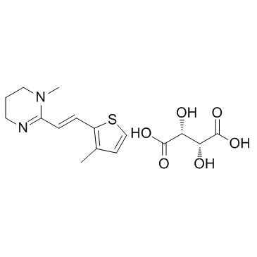 Morantel tartrate Chemical Structure