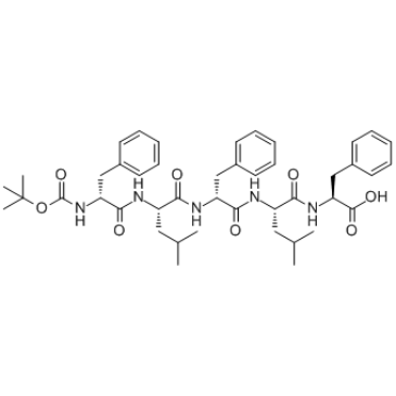 N-Boc-Phe-Leu-Phe-Leu-Phe Chemical Structure