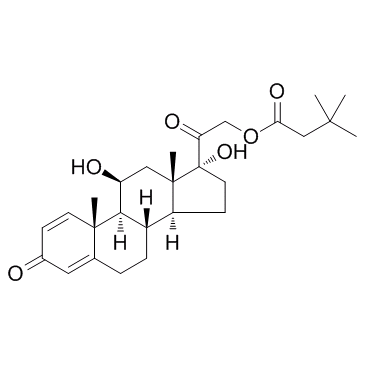 Prednisolone Tebutate Chemical Structure