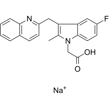 Timapiprant sodium Chemical Structure