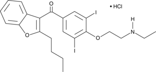 N-Desethylamiodarone (hydrochloride) Chemical Structure