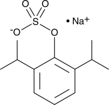 Propofol Sulfate (sodium salt) Chemical Structure