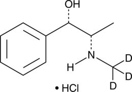 Pseudoephedrine-d3 (hydrochloride) Chemical Structure