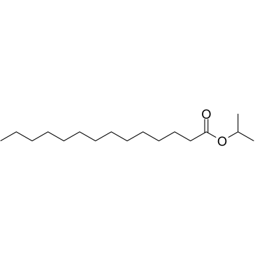 Isopropyl myristate Chemical Structure