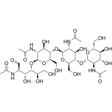 Tetra-N-acetylchitotetraose Chemical Structure