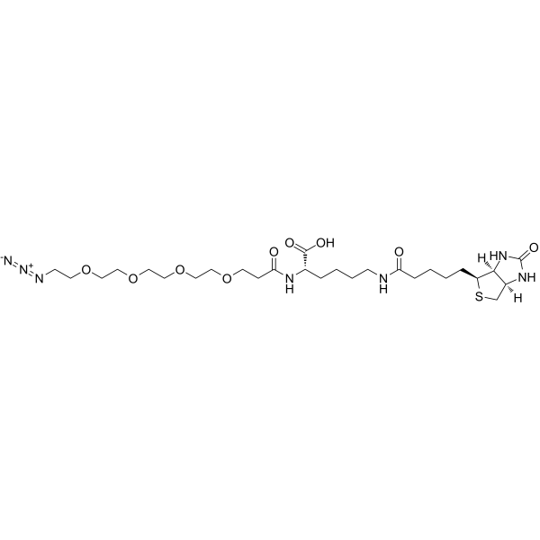 N-(Azido-PEG4)-biocytin Chemical Structure