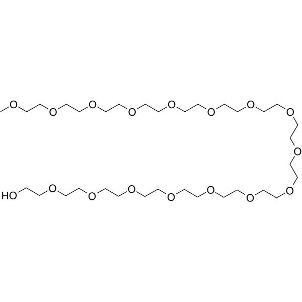 m-PEG16-alcohol Chemical Structure