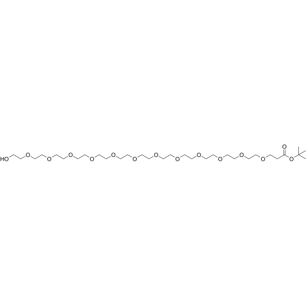 Hydroxy-PEG12-Boc Chemical Structure