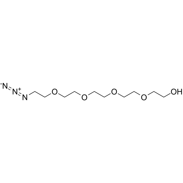 Azido-PEG5-alcohol Chemical Structure