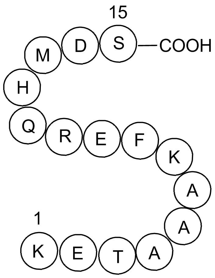 S Tag Peptide Chemical Structure